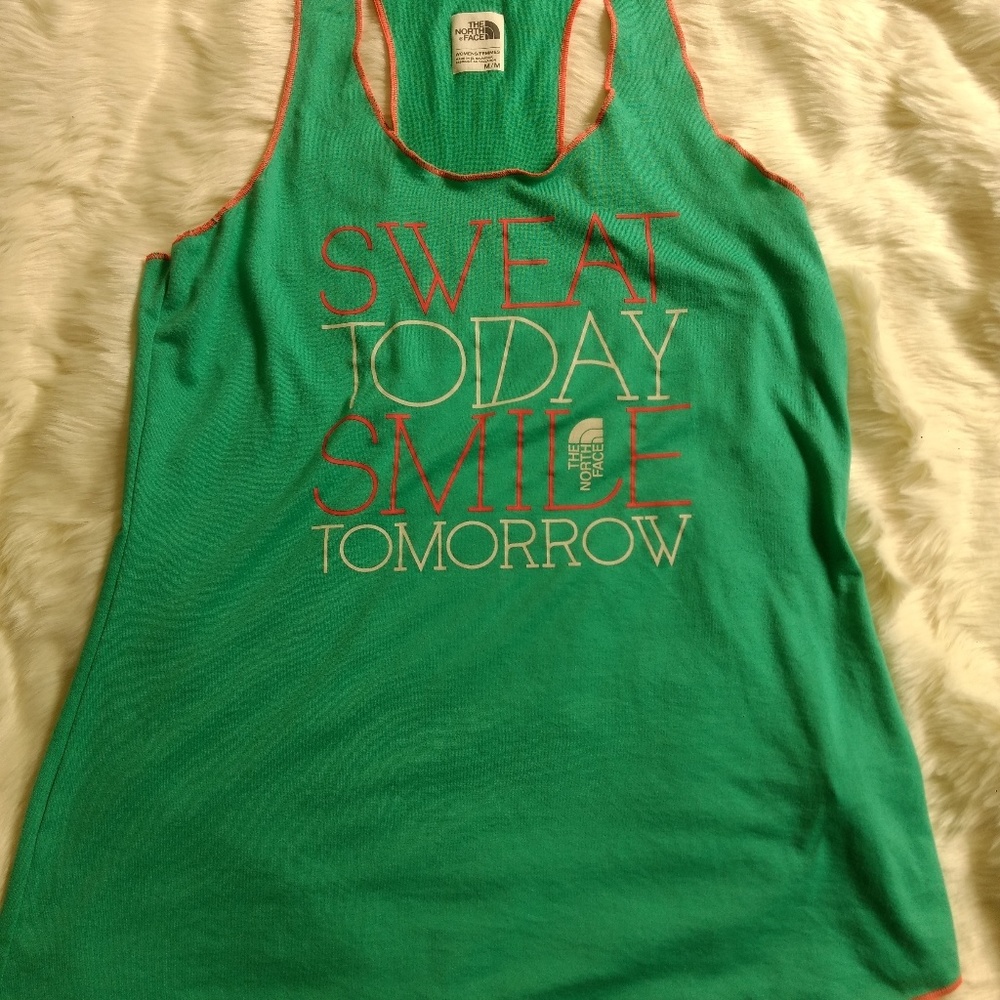 North face workout tank sz M